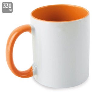 Taza para sublimación con asas con forma de corazón